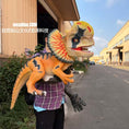 Load image into Gallery viewer, Hand-Operated Dilophosaurus Puppet with Water Spray-BB157