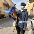 Carica l'immagine nel visualizzatore della galleria, Blue Dragon Puppet Snorting Smoke Effect-BB107