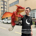 Cargar la imagen en la vista de la galería, BB117-Fire Element Red Dragon Hand Puppet