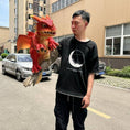 Cargar la imagen en la vista de la galería, BB117-Fire Element Red Dragon Hand Puppet