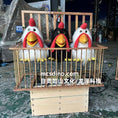 Cargar la imagen en la vista de la galería, Christmas Chicken Animatronics for Farms & Zoos-FM039