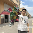 Bild in Galerie-Betrachter laden, Green Dragon Baby Hand Puppe