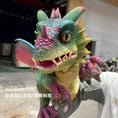Bild in Galerie-Betrachter laden, Green Dragon Baby Hand Puppet
