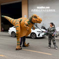 Load image into Gallery viewer, Life-Size T-Rex Walking Dinosaur Costume – Exposed-Leg Design-DCTR656