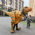 Load image into Gallery viewer, Life-SizeT-RexWalkingDinosaurCostume_Exposed-LegDesign-DCTR656_2
