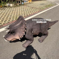 Carica l'immagine nel visualizzatore della galleria, Realistic Triceratops Robot Dog Shell-MCSRTR35