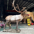 Bild in Galerie-Betrachter laden, Red nosed reindeer Rudolph Animatronics