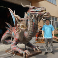 Carica l'immagine nel visualizzatore della galleria, Azi Dahaka Animatronic Three Heads Dragon