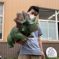 Bild in Galerie-Betrachter laden, Cute Triceratops baby Puppet Made By Mcsdino