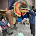 Load image into Gallery viewer, Dilophosaurus Costume Flapping Neck Frill-DCDL800