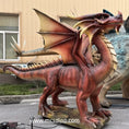 Load image into Gallery viewer, animatronic juvenile red dragon-dra020