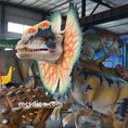 Cargar la imagen en la vista de la galería, flapping frill dilophosaurus animatronic
