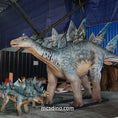 Load image into Gallery viewer, Dinosaur Animatronics Stegosaurus Mummy And Babies