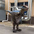 Load image into Gallery viewer, Raptor Blue Suit Dinosaur Puppet