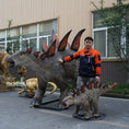 Load image into Gallery viewer, Stegosaurus Animatronics 1 adult and 1 cub