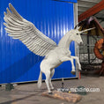 Load image into Gallery viewer,  white animatronic unicorn model

