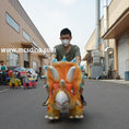 Load image into Gallery viewer, Yellow Triceratops Scooter-RD069