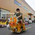 Load image into Gallery viewer, Yellow Triceratops Scooter-RD069