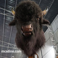 Load image into Gallery viewer, Animatronic Bison Head Buffalo Mount-MAB006
