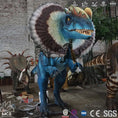 Load image into Gallery viewer, MCSDINO Animatronic Dinosaur Animatronic Spew Out the Venom Dilophosaurus Model-MCSD004