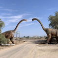 Load image into Gallery viewer, MCSDINO Animatronic Dinosaur Couple Of Brachiosaurus Dinosaur Statues-MCSB004D