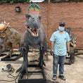 Charger l'image dans la visionneuse de la galerie, MCSDINO Animatronic Dinosaur Cryolophosaurus Animatronic Model Dino Park-MCSC009