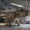 Load image into Gallery viewer, MCSDINO Animatronic Dinosaur Dinosaur Model 32 Foot Animatronic Triceratops-MCST003