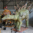 Cargar la imagen en la vista de la galería, MCSDINO Animatronic Dinosaur Giant Dinosaur Model Jurassic-Sized Stegosaurus-MCSS009