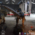 Load image into Gallery viewer, MCSDINO Animatronic Dinosaur Jurassic-Sized Robotic Blue Raptor Model-MCSV001