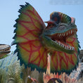 Load image into Gallery viewer, MCSDINO Animatronic Dinosaur Life-size 5m Long Dilophosaurus Animatronic Dinosaur-MCSD004B