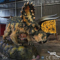 Load image into Gallery viewer, MCSDINO Animatronic Dinosaur Lifelike Animatonic Triceratops Model-MCST003