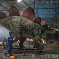 Load image into Gallery viewer, MCSDINO Animatronic Dinosaur Llife-size Adult And Baby Stegosaurus Animatronics Models-MCSS009