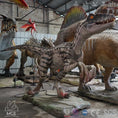 Bild in Galerie-Betrachter laden, MCSDINO Animatronic Dinosaur Moveable Deinonychus Statue Female Raptor Animatronic-MCSD003