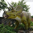 Load image into Gallery viewer, MCSDINO Animatronic Dinosaur Moveable Triceratops Animatronic Dinosaur-MCST003D