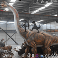 Load image into Gallery viewer, MCSDINO Animatronic Dinosaur Remote Control Dinosaur Animatronic Brachiosaurus Model-MCSB004