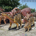 Load image into Gallery viewer, MCSDINO Animatronic Dinosaur Stegosaurus Model Dinosaur Family Landscape-MCSS009D