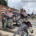 Bild in Galerie-Betrachter laden, MCSDINO Animatronic Dinosaur Styracosaurus Family Animatronic Dinosaur Models-MCSS011C