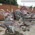 Bild in Galerie-Betrachter laden, MCSDINO Animatronic Dinosaur Styracosaurus Family Animatronic Dinosaur Models-MCSS011C