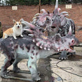Bild in Galerie-Betrachter laden, MCSDINO Animatronic Dinosaur Styracosaurus Family Animatronic Dinosaur Models-MCSS011C