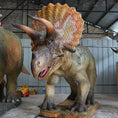 Cargar la imagen en la vista de la galería, MCSDINO Animatronic Dinosaur Theme Park Robotic Triceratops Animatronic Attraction-MCST003