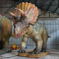 Cargar la imagen en la vista de la galería, MCSDINO Animatronic Dinosaur Theme Park Robotic Triceratops Animatronic Attraction-MCST003