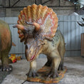 Cargar la imagen en la vista de la galería, MCSDINO Animatronic Dinosaur Theme Park Robotic Triceratops Animatronic Attraction-MCST003