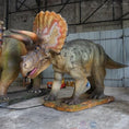 Cargar la imagen en la vista de la galería, MCSDINO Animatronic Dinosaur Theme Park Robotic Triceratops Animatronic Attraction-MCST003