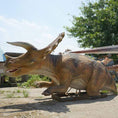 Load image into Gallery viewer, MCSDINO Animatronic Dinosaur Triceratops stuck in the mud Animatronic Dinosaur-MCST003E