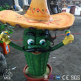 Load image into Gallery viewer, MCSDINO Bespoke Animatronics Animatronic Plants Office Decoration Cactus Robot-CUS009