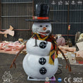 Load image into Gallery viewer, MCSDINO Bespoke Animatronics Animatronic Talking Snowman Christmas Decorations-CUS022
