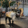 Load image into Gallery viewer, MCSDINO Bespoke Animatronics Christmas Present Life-Size Animated Talking Reindeer-CUS023