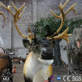 Load image into Gallery viewer, MCSDINO Bespoke Animatronics Christmas Present Life-Size Animated Talking Reindeer-CUS023