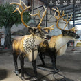 Load image into Gallery viewer, MCSDINO Bespoke Animatronics Christmas Present Life-Size Animated Talking Reindeer-CUS023