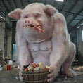 Bild in Galerie-Betrachter laden, MCSDINO Bespoke Animatronics Giant Pig Prop Animatronic Pigman Escape Room-FM011